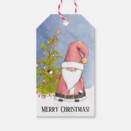 Etiqueta Para Presente Pop de Natal do Papai Noel