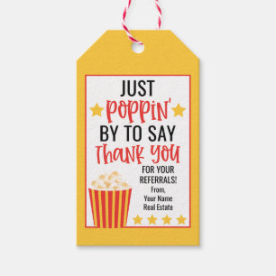 Etiqueta Para Presente Popcorn Obrigado Por Seus Referenciais