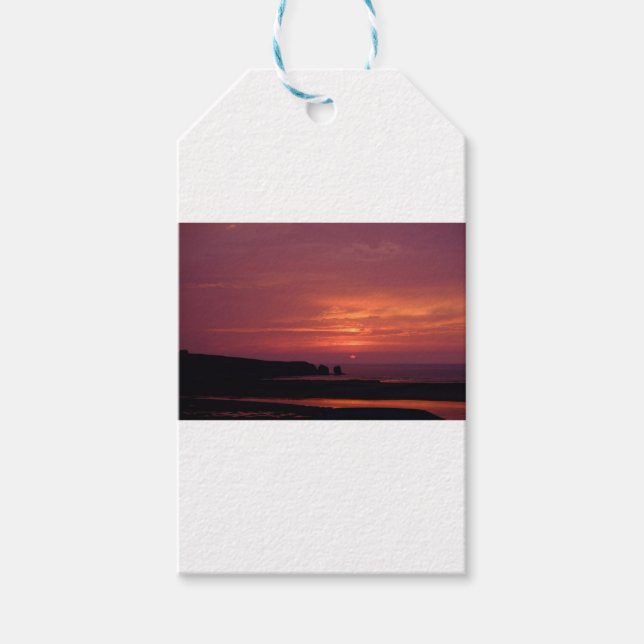 Etiqueta Para Presente pôr do sol 3 (Frente)
