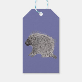 Etiqueta Para Presente Porcupine