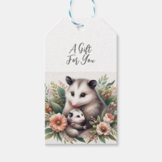 Etiqueta Para Presente Possum Animal Selvagem