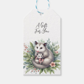 Etiqueta Para Presente Possum Animal Selvagem