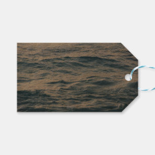 Etiqueta Para Presente Poster de cobertura de água do mar