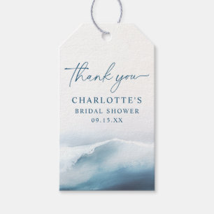 Etiqueta Para Presente Praia do Oceano Obrigado 