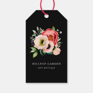 Etiqueta Para Presente Preços florais da aguarela elegante