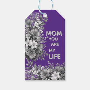 ETIQUETA PARA PRESENTE PRESENÇA DE AMOR PARA O DIA DAS MÃES 