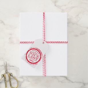Etiqueta Para Presente PRESENETE DE NATAL selo lista legal do papai noel