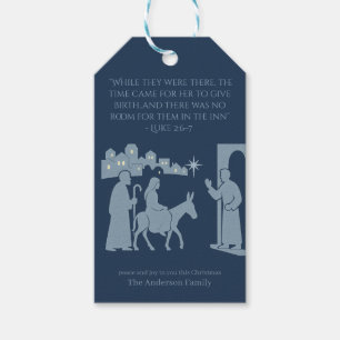 Etiqueta Para Presente Presente Cena de Natal – Sem Quarto na Pousada