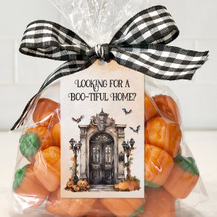 Etiqueta Para Presente Presente de Halloween Personalizado para Imóveis P
