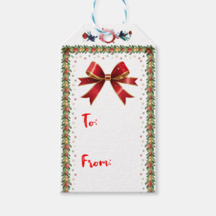 Etiqueta Para Presente Presente de Natal Decorativo