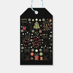 Etiqueta Para Presente Presente De Natal Para Amante De Gatos Para Propri