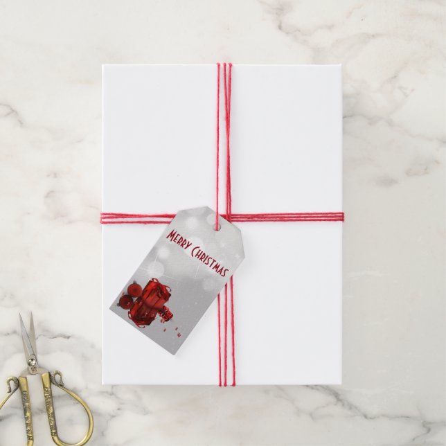 Etiqueta Para Presente Presente de Natal Precioso Profissional (Com cordão)