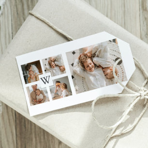 Etiqueta Para Presente Presente de Pai de Fotografia dos Pais de Colagem