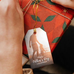 Etiqueta Para Presente Presente do Dia dos Pais Pai e Filho Laço Indestru
