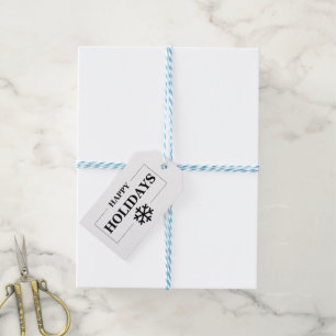 Etiqueta Para Presente Presente Personalizado de Natal Feliz Merry Xmas