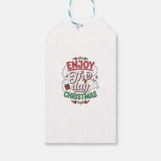 Etiqueta Para Presente Presente Rena de Natal Aproveite o Dia