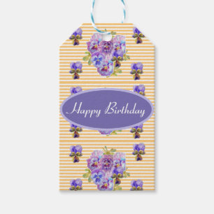 Etiqueta Para Presente Presente Roxo Roxo Púrpura de Faca Rosa-Rosa-Rosa-