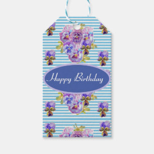 Etiqueta Para Presente Presente Roxo Roxo Púrpura de Faca Rosa-Rosa-Rosa-