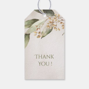 Etiqueta Para Presente Presente rústico do casal do vintage botânico da