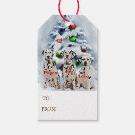 Etiqueta Para Presente Presentes de Natal Dalmáticos
