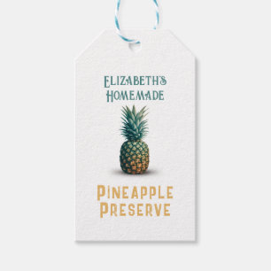 Etiqueta Para Presente Preservação do abacaxi