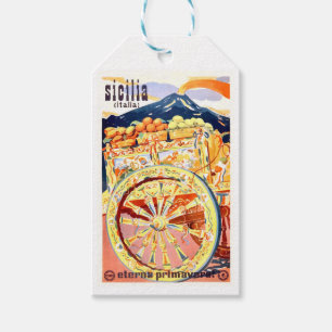 Etiqueta Para Presente Primavera 1947 eterno do poster de viagens de