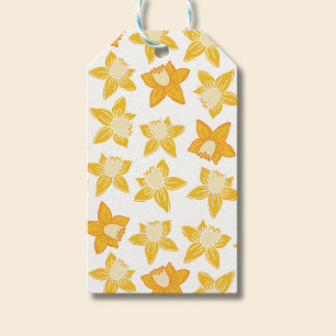 Etiqueta Para Presente Primavera Daffodil
