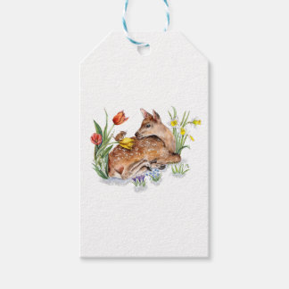 Etiqueta Para Presente Primavera Deer