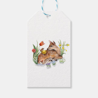 Etiqueta Para Presente Primavera Deer