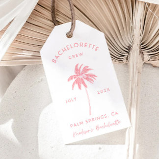 Etiqueta Para Presente Primaveras De Palma Bachelorette Obrigado Marca Fa