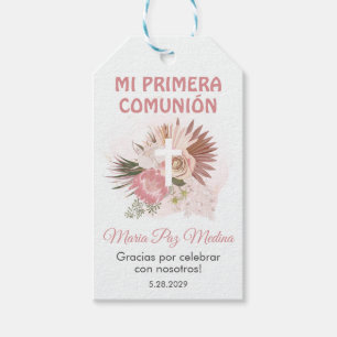 Etiqueta Para Presente Primeira Comunhão Do Boho Em Espanha