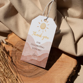 Etiqueta Para Presente Primeira viagem em torno do Sol Obrigado Festa de