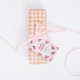 Etiqueta Para Presente Primeiro aniversario Berry Strawberry Primeira Fes