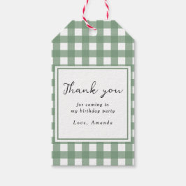 Etiqueta Para Presente Primeiro aniversario Crocodilo de Aquarela Obrigad