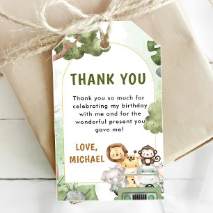 Etiqueta Para Presente Primeiro aniversario Selgle Safari