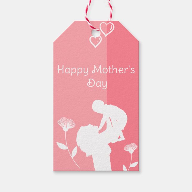 Etiqueta Para Presente Primeiro Dia de as mães (Frente)