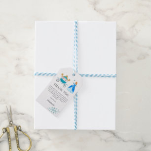 Etiqueta Para Presente Princesa Cinderella - Decoração da Festa de aniver