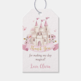 Etiqueta Para Presente Princesa Fairytale Castle Girl Birthday Gift Tag