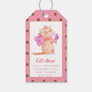 Etiqueta Para Presente Princesa (NOME) É O Gato Que Mede Garotas Chá Ro