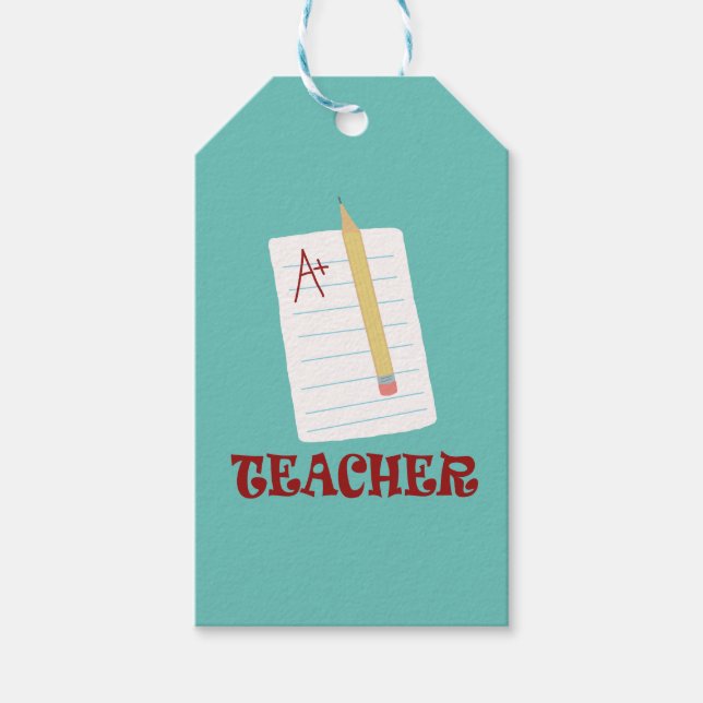 Etiqueta Para Presente Professor A+ (Frente)