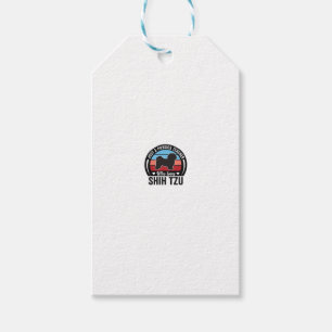 Etiqueta Para Presente Professor de Física Shih Tzu Camisa Vintage Design
