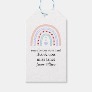 Etiqueta Para Presente Professor de Natal Obrigado Você personalizou o Pr