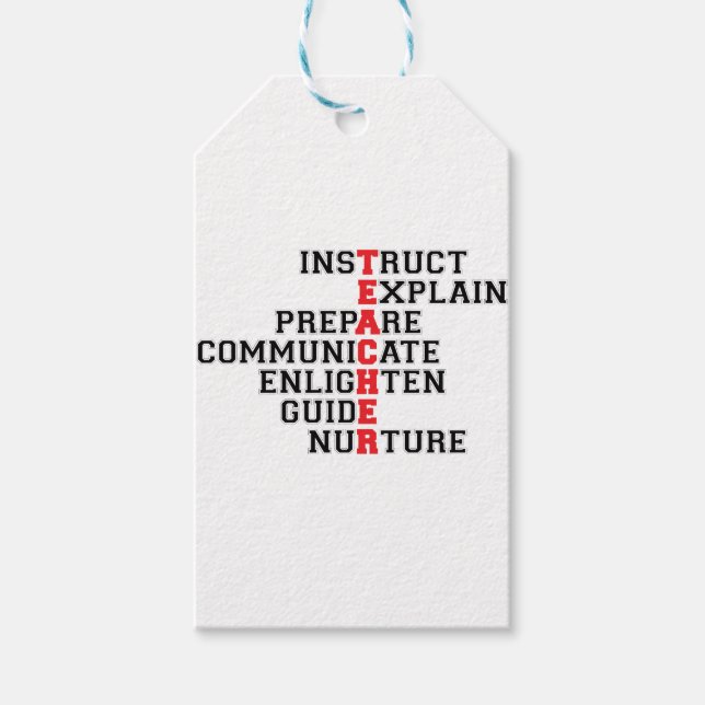 Etiqueta Para Presente Professora Acrótica (Frente)