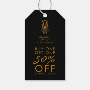 Etiqueta Para Presente Promocional de desconto do cliente de Lingerie Dou