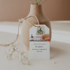 Etiqueta Para Presente Provando Elegante | Chá de panela de piquenique