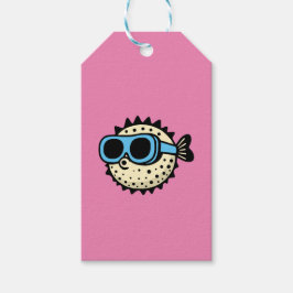 Etiqueta Para Presente Pufferfish
