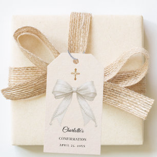 Etiqueta Para Presente Pulseiras de pérolas menina Crisma DIY