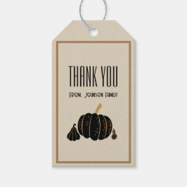 Etiqueta Para Presente Pumkin halloween Fall Obrigado pelo adesivo person