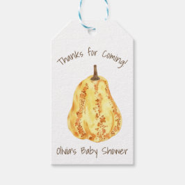Etiqueta Para Presente Pumpkin Gourd Autumn Baby Shower