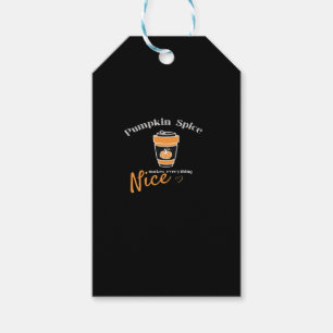 Etiqueta Para Presente Pumpkin Spice e Tudo Que É Bom Halloween Engraçado